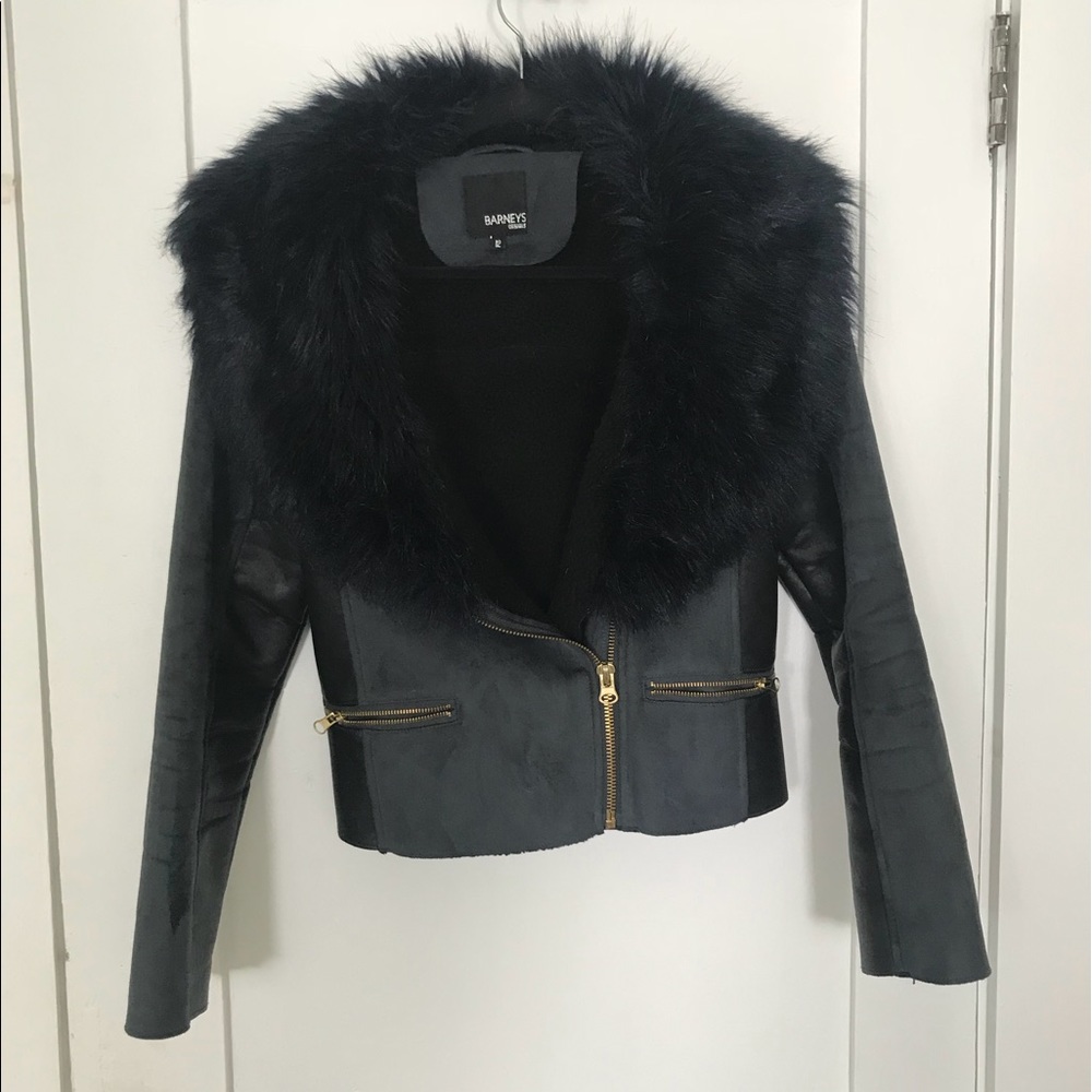 Barney’s Originals Vegan Moto Jacket